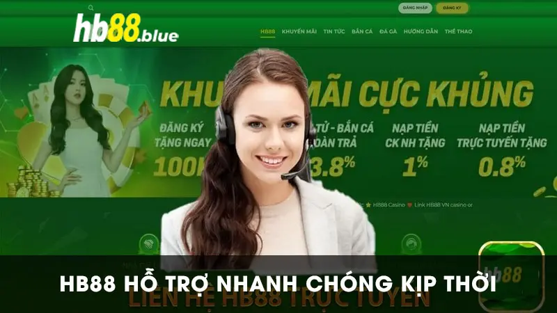 Các phương thức liên hệ HB88 casino nhanh chóng